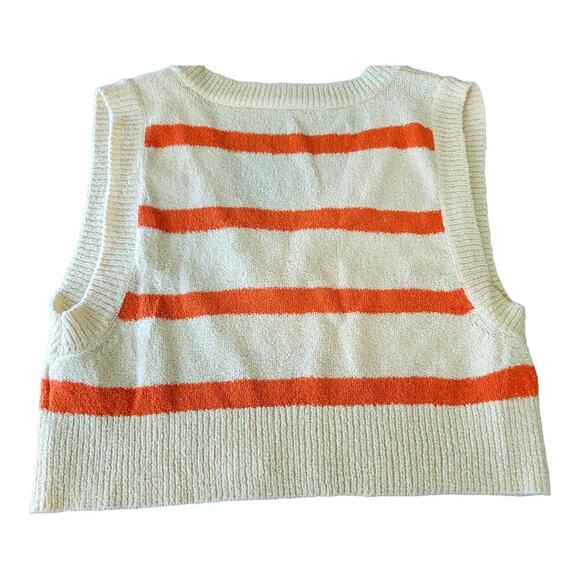 ** NWT** FREE PEOPLE PROSECCO POLLEN SANTA MONICA SLEEVELESS SWEATER VEST size L - Picture 5 of 10